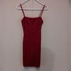 Cloud 8 Vintage 90s elegant red body-hugging dresses size M